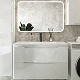 Style Line Мебель для ванной Марелла 90 Люкс Plus антискрейтч подвесная белая